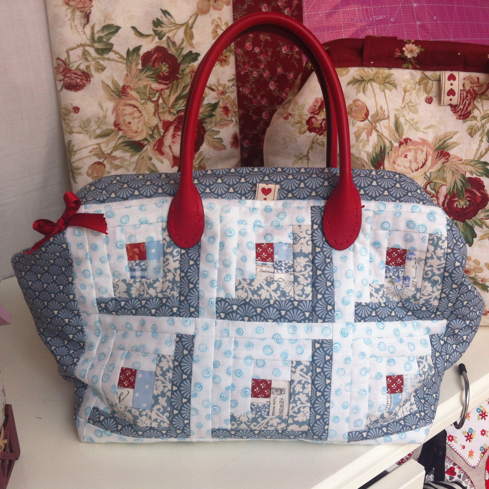 Bolso acolchado artesanal