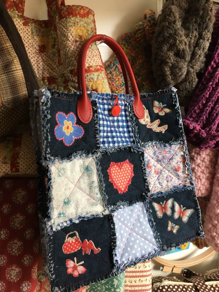 Bolso patchwork artesanal