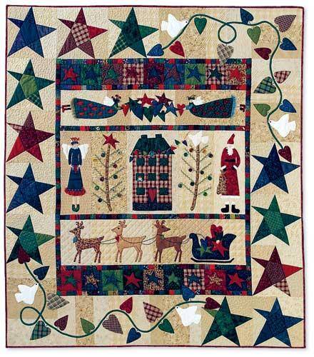 Patrones Quilt navideño Santa