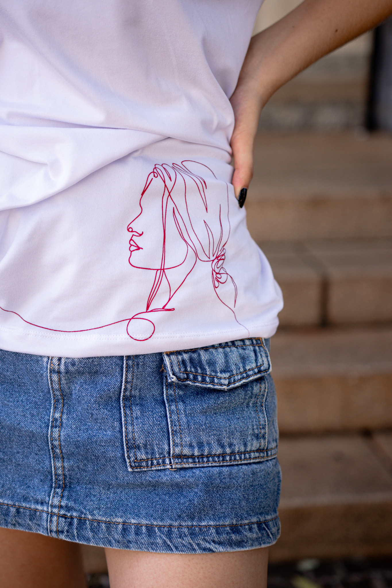 Camiseta Feminina Ela White