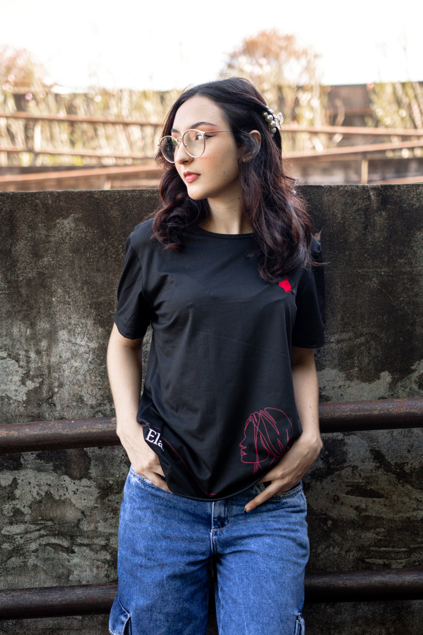 Camiseta Feminina Ela Black