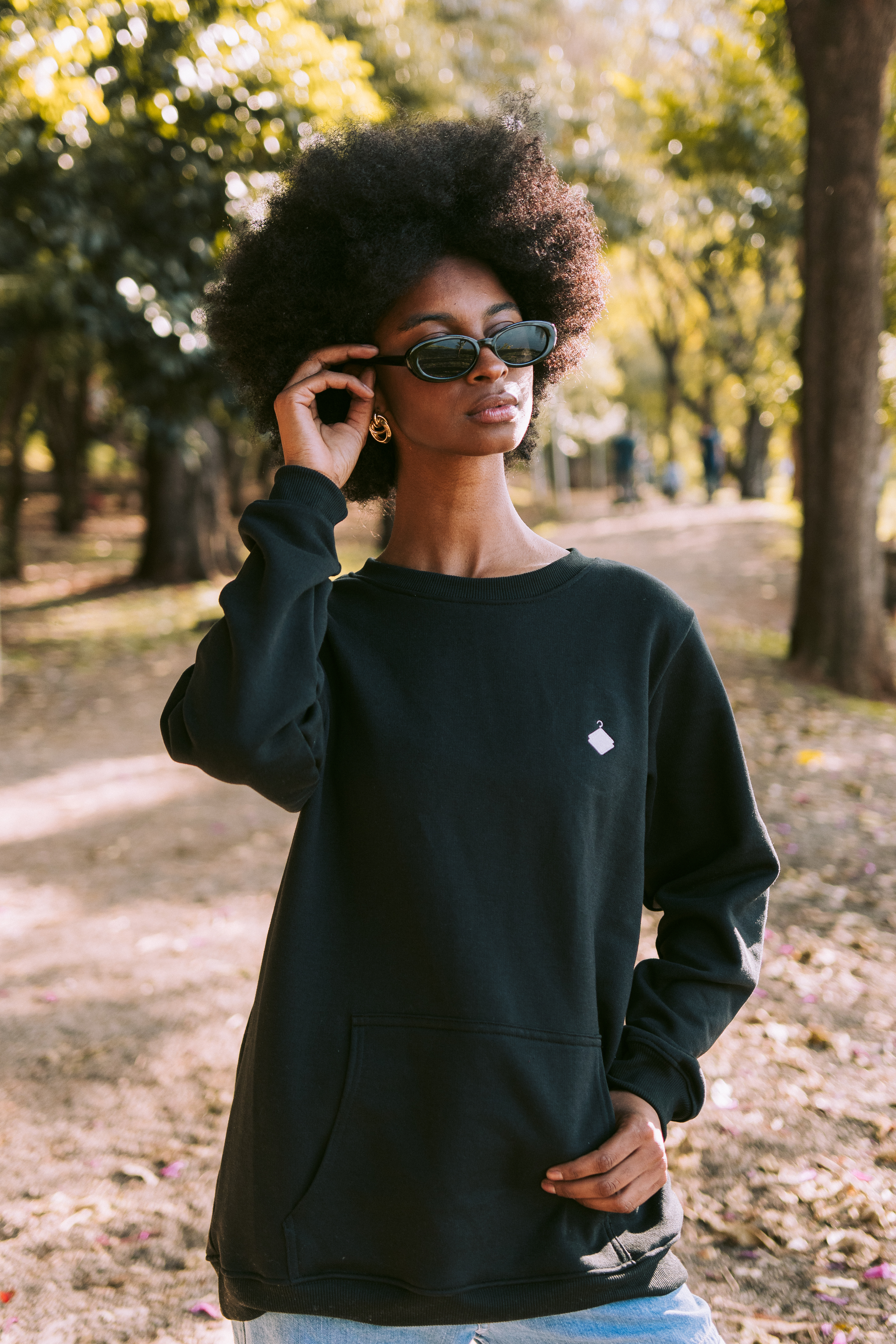 Moletom Álgida S/ Capuz – Preto
