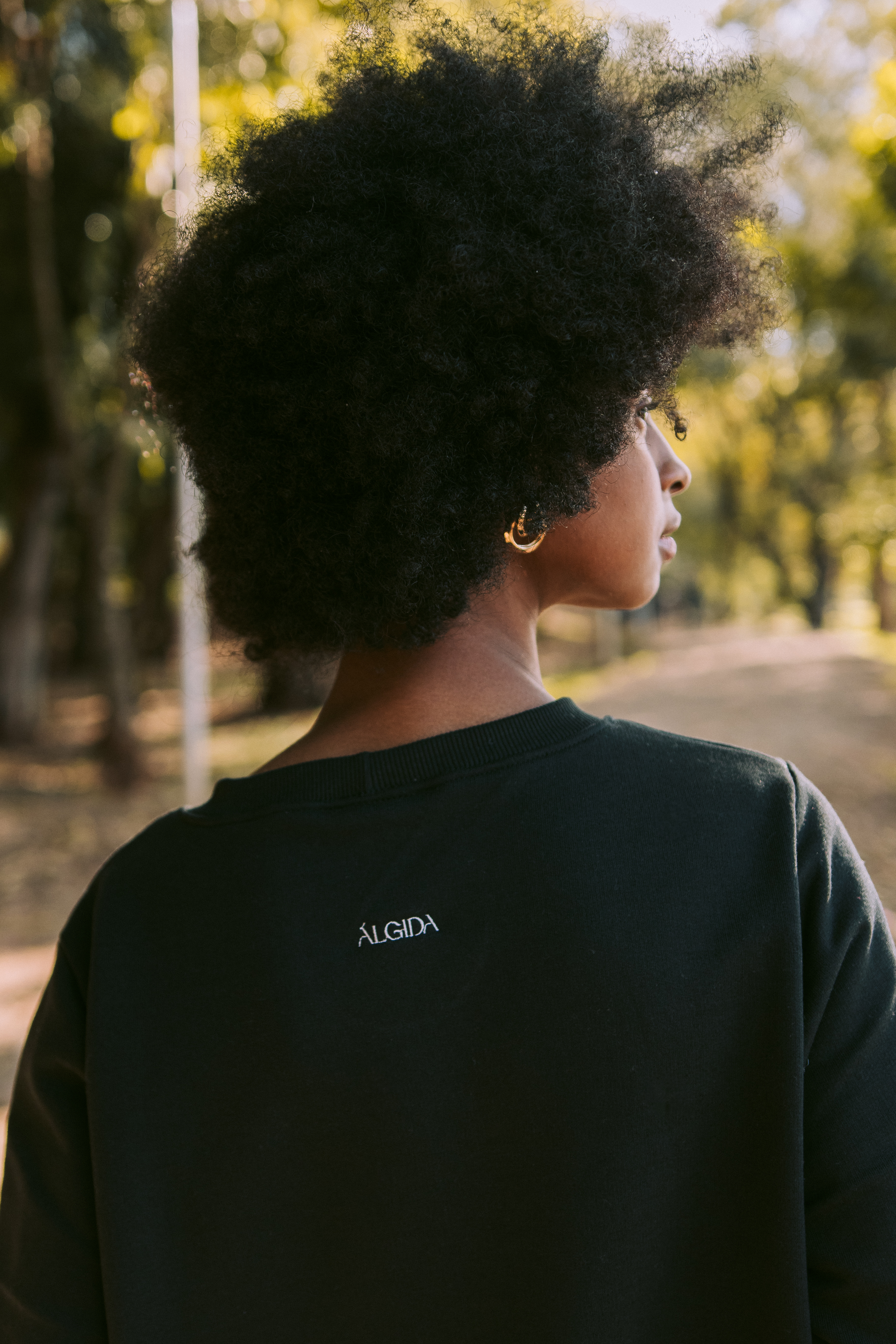 Moletom Álgida S/ Capuz – Preto