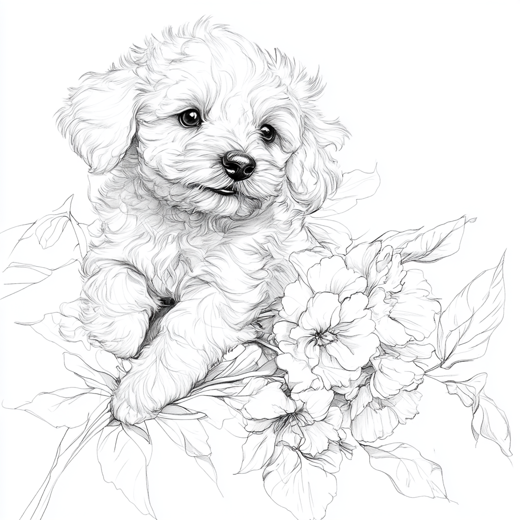 Puppies Galore Coloring Book