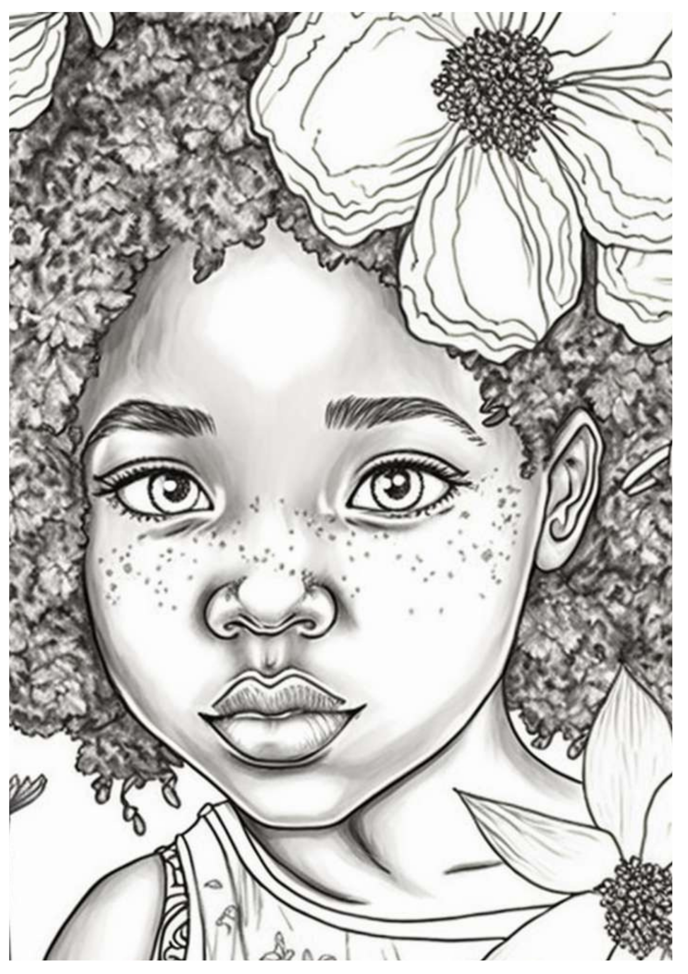 Brown Girl Coloring Book