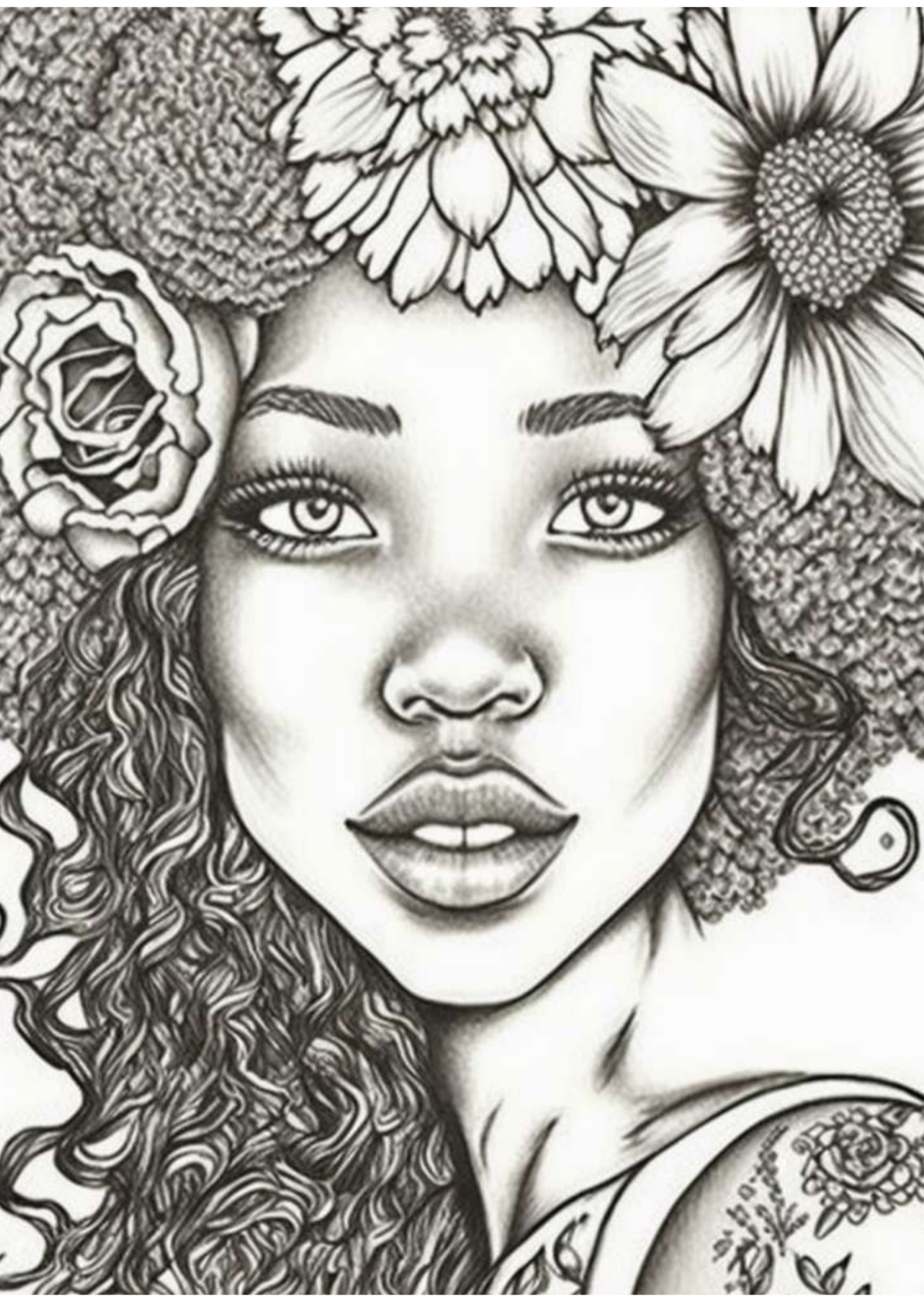 Brown Girl Coloring Book