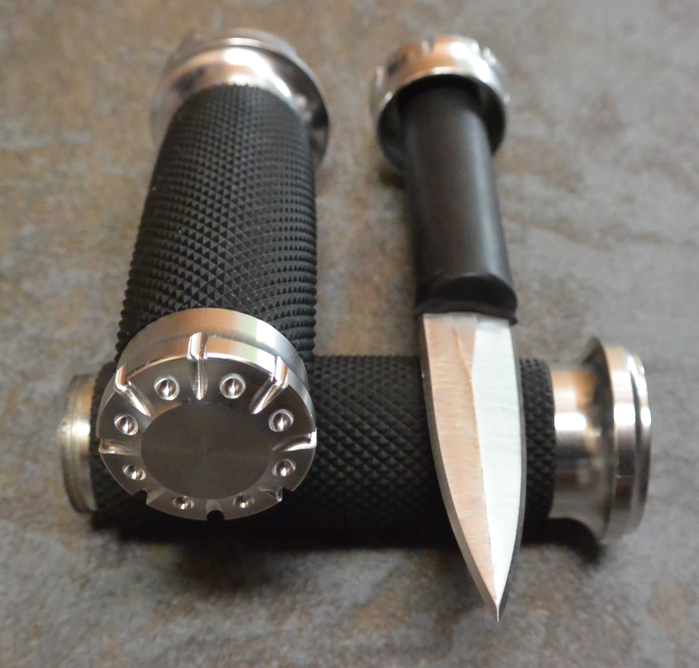 Silver Cable Throttle Grips