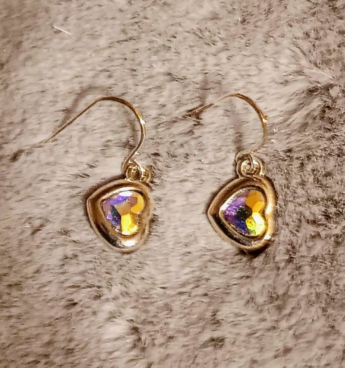 Elegant Heart-Shaped Swarovski Earrings