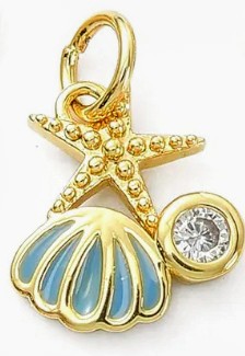 Starfish Seashell Earrings