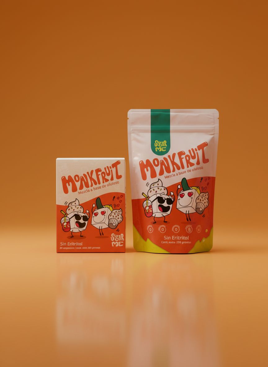 Sweet Pack Monkfruit – Bolsa 250 g + Caja 120g  - 30 sobres