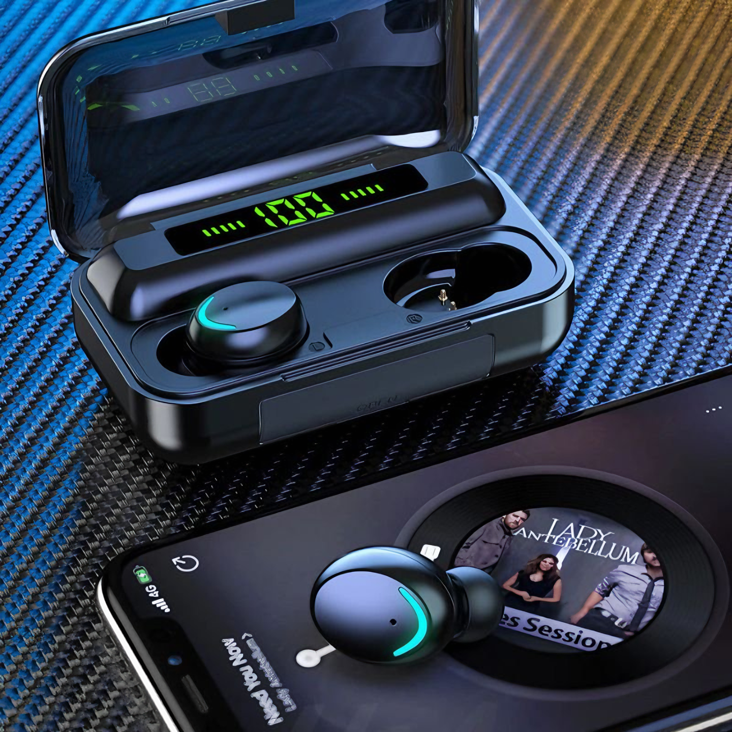 Fone de Ouvido Bluetooth True Wireless