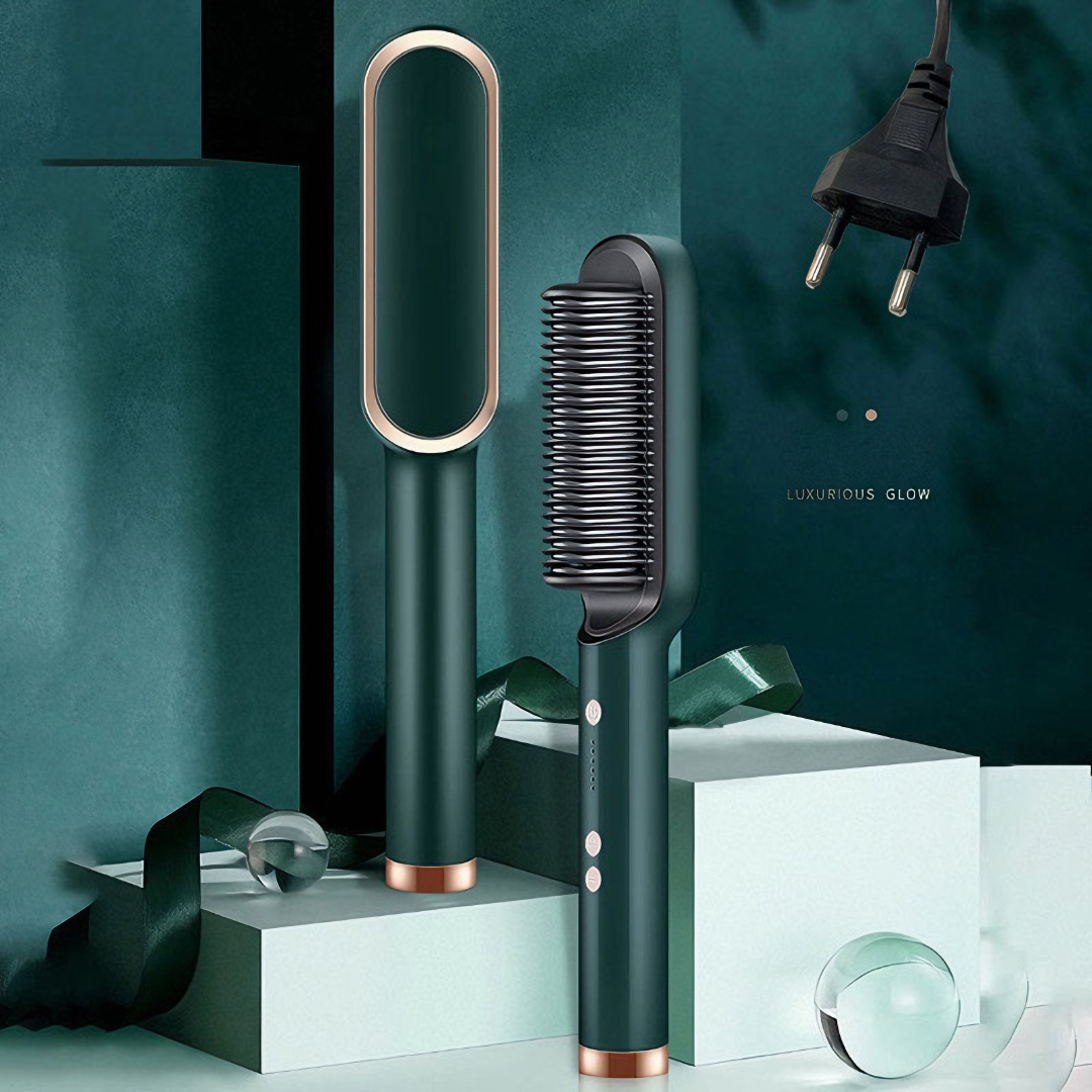 Escova Alisadora de Cabelo Anion Hair 3 em 1