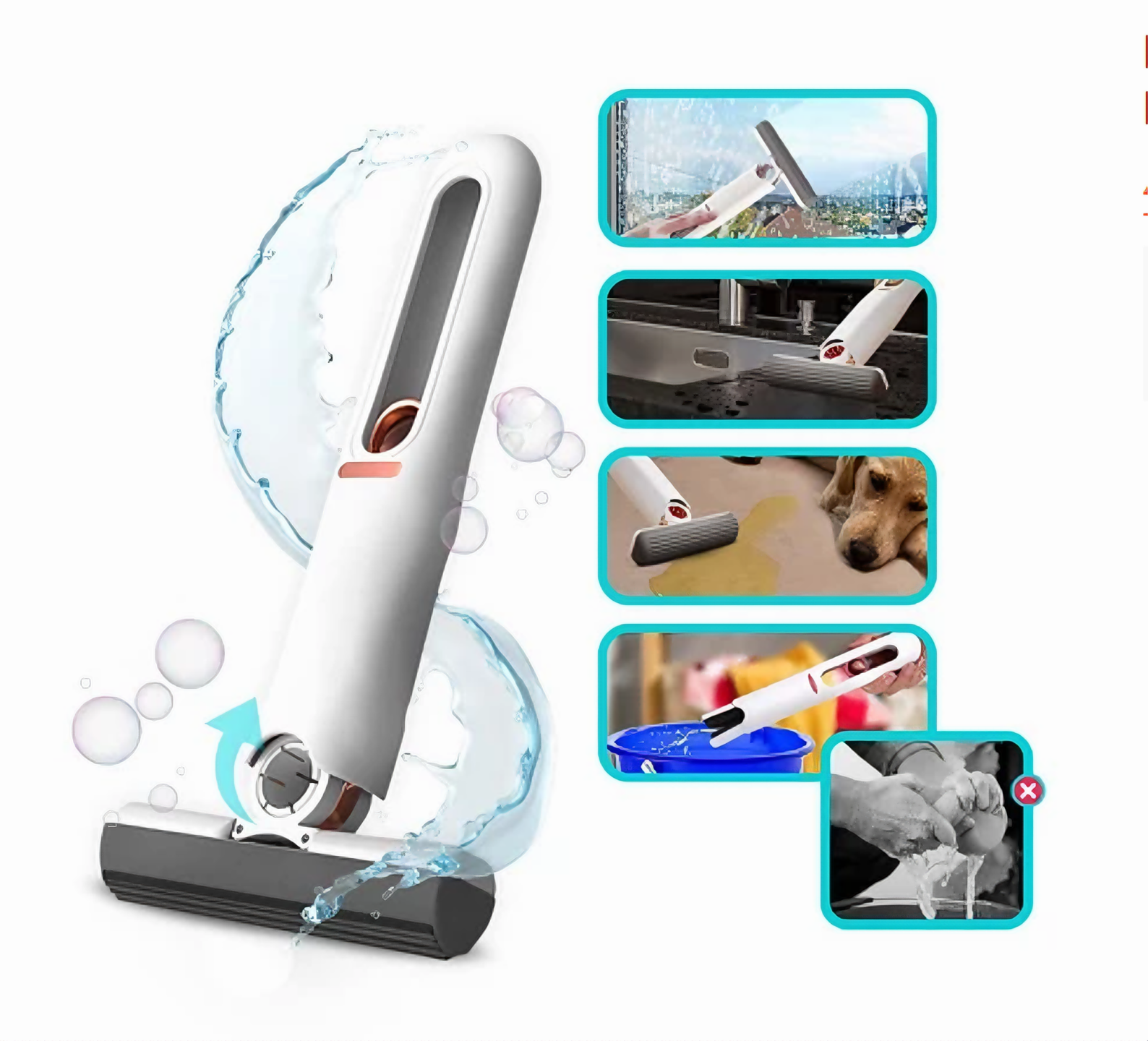 Mini Esfregão Retrátil