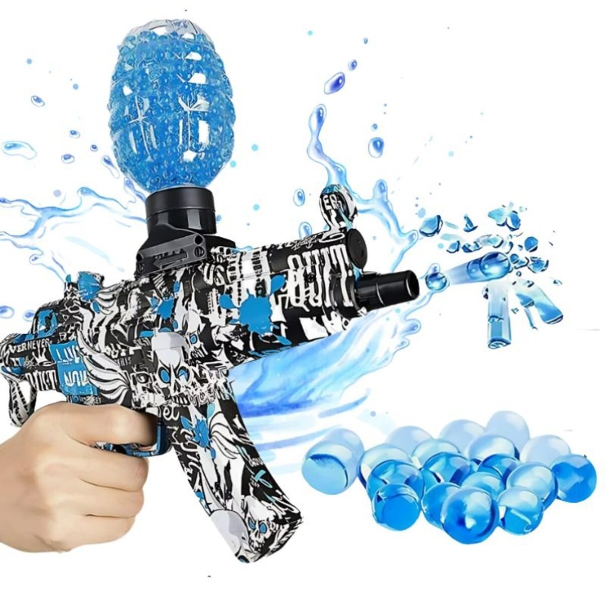 Arma AK 47 de Bolinha de Gel Recarregável