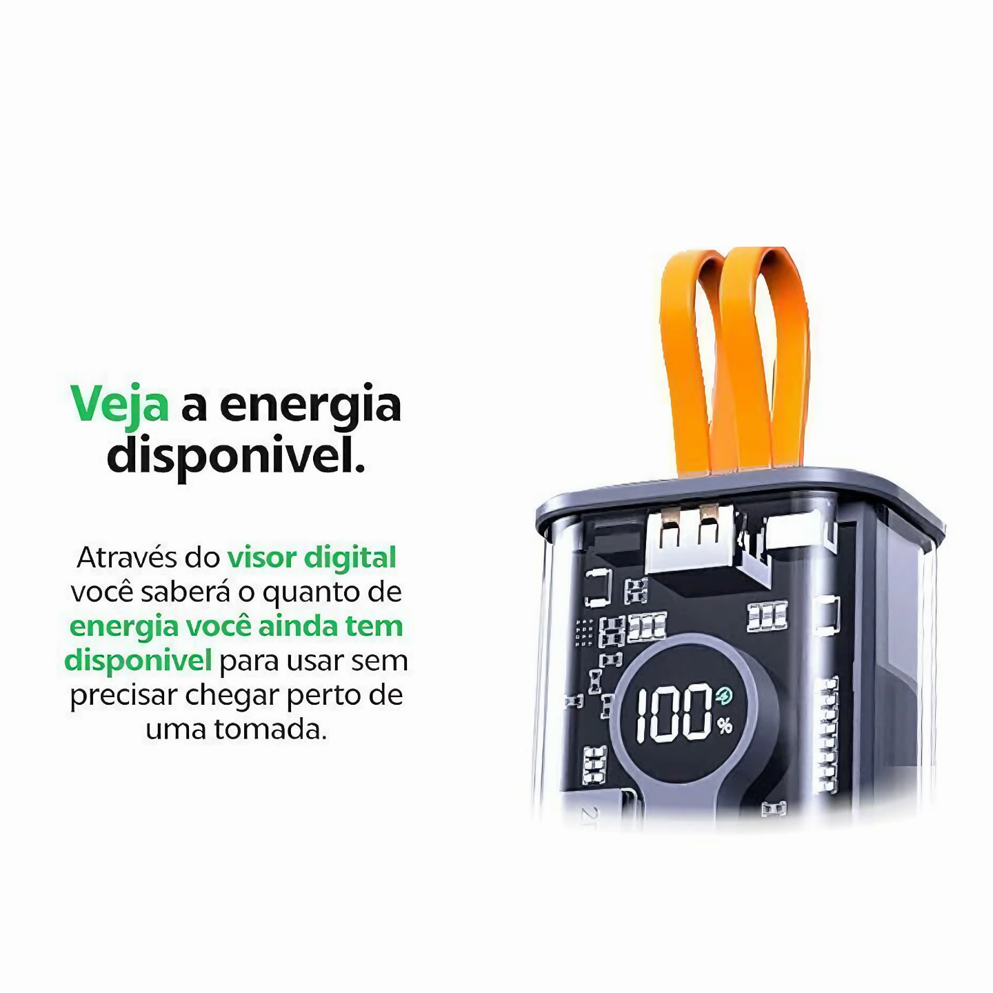 Carregador Power Bank 10.000mAh Kapbom