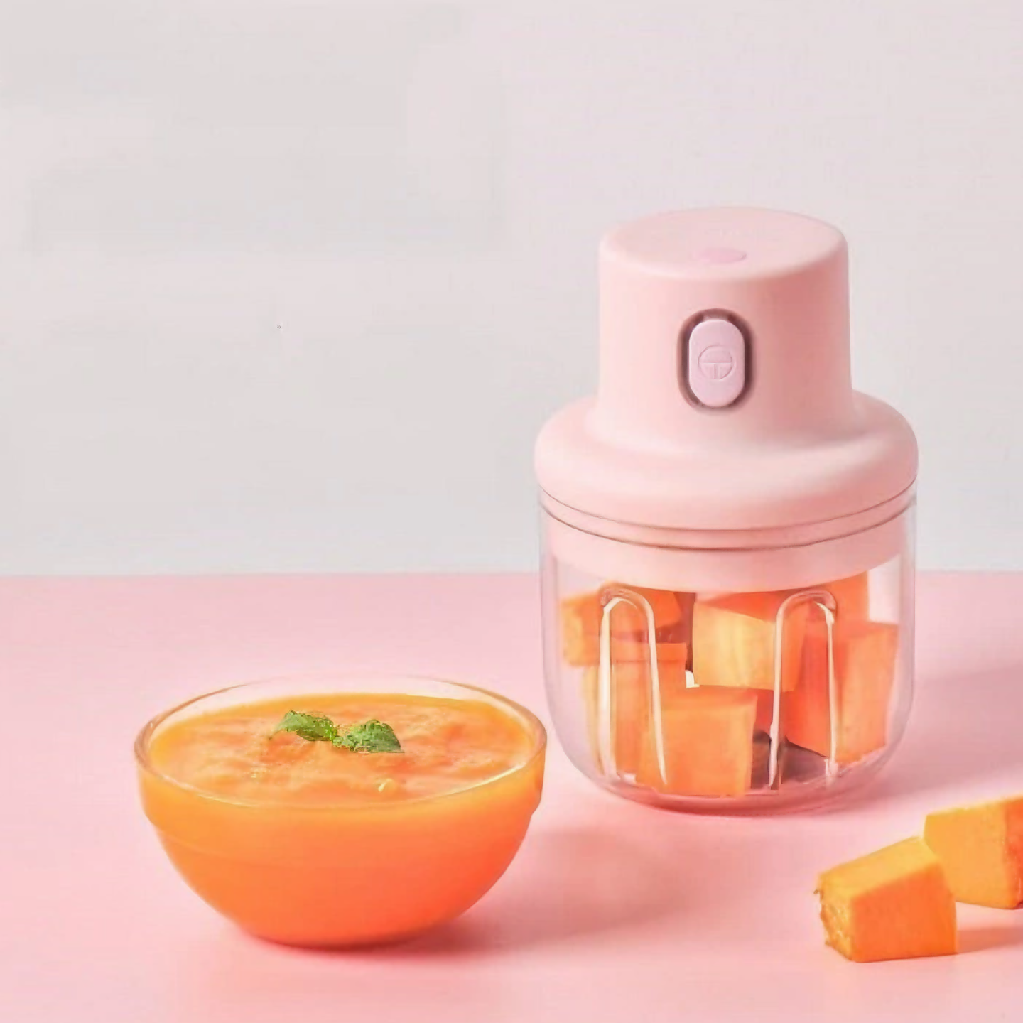 Mini Processador e Triturador de Alimentos Recarregável 