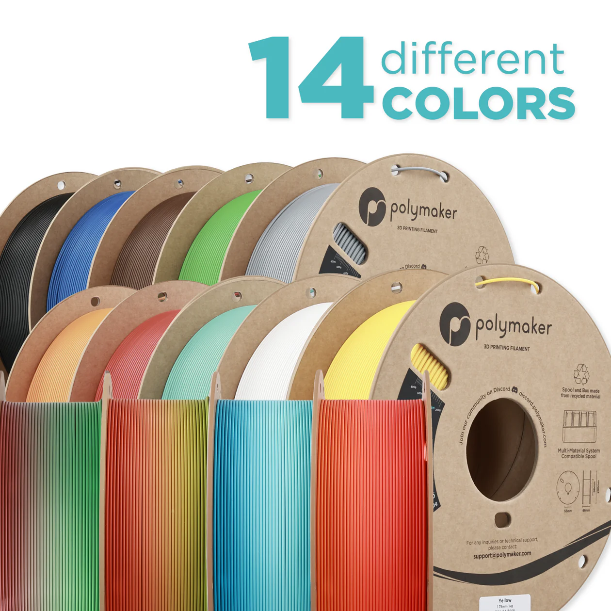 Polymake HT-PLA HT-PLA-GF 1.75mm 1kg Factory Wholesale