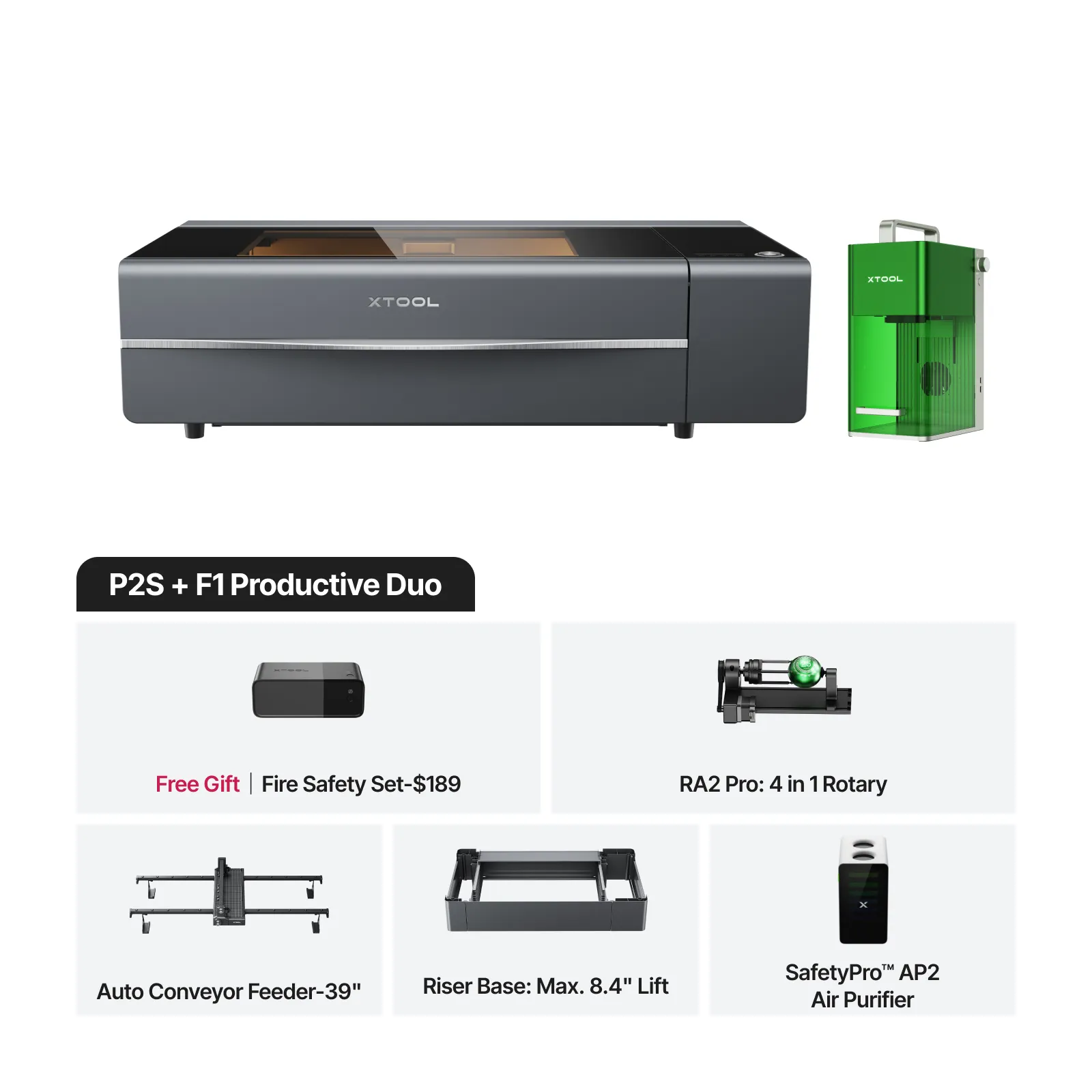 xTool Factory Wholesale P2/P2S 55W Desktop CO2 Laser Cutter