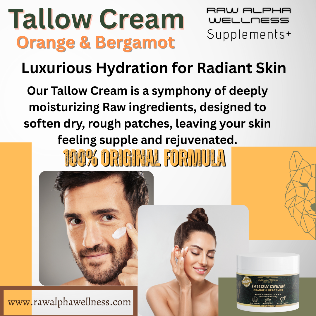 Tallow Cream Orange & Bergamot