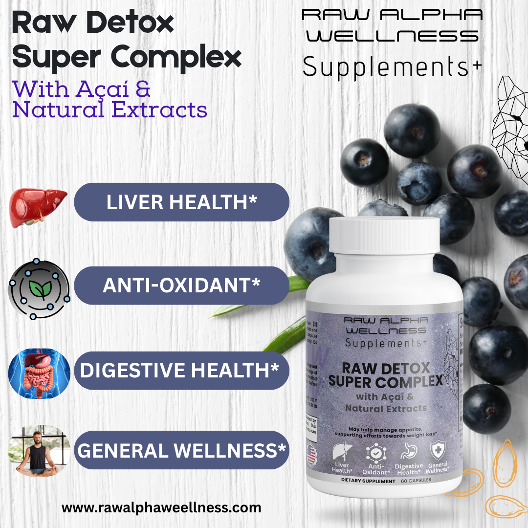 Raw Detox Super Complex With Acai & Natural Extracts