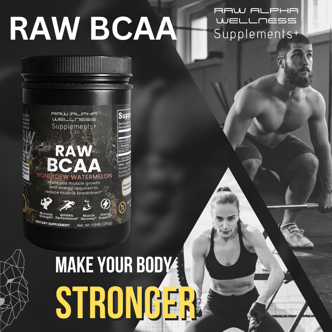RAW BCAA Post Workout Powder (Honeydew/Watermelon)