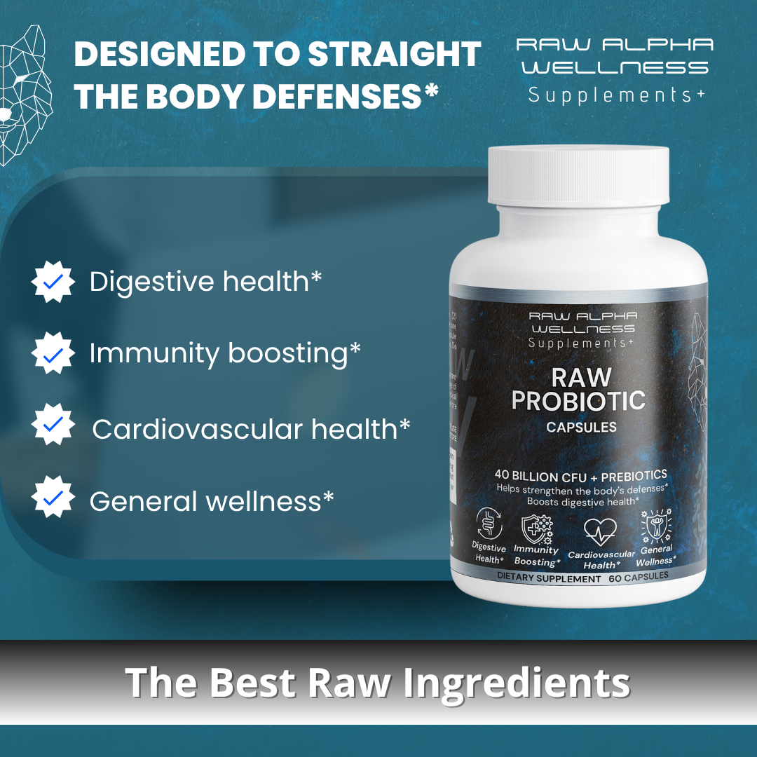 Raw Probiotic 40 Billion CFU + Prebiotics