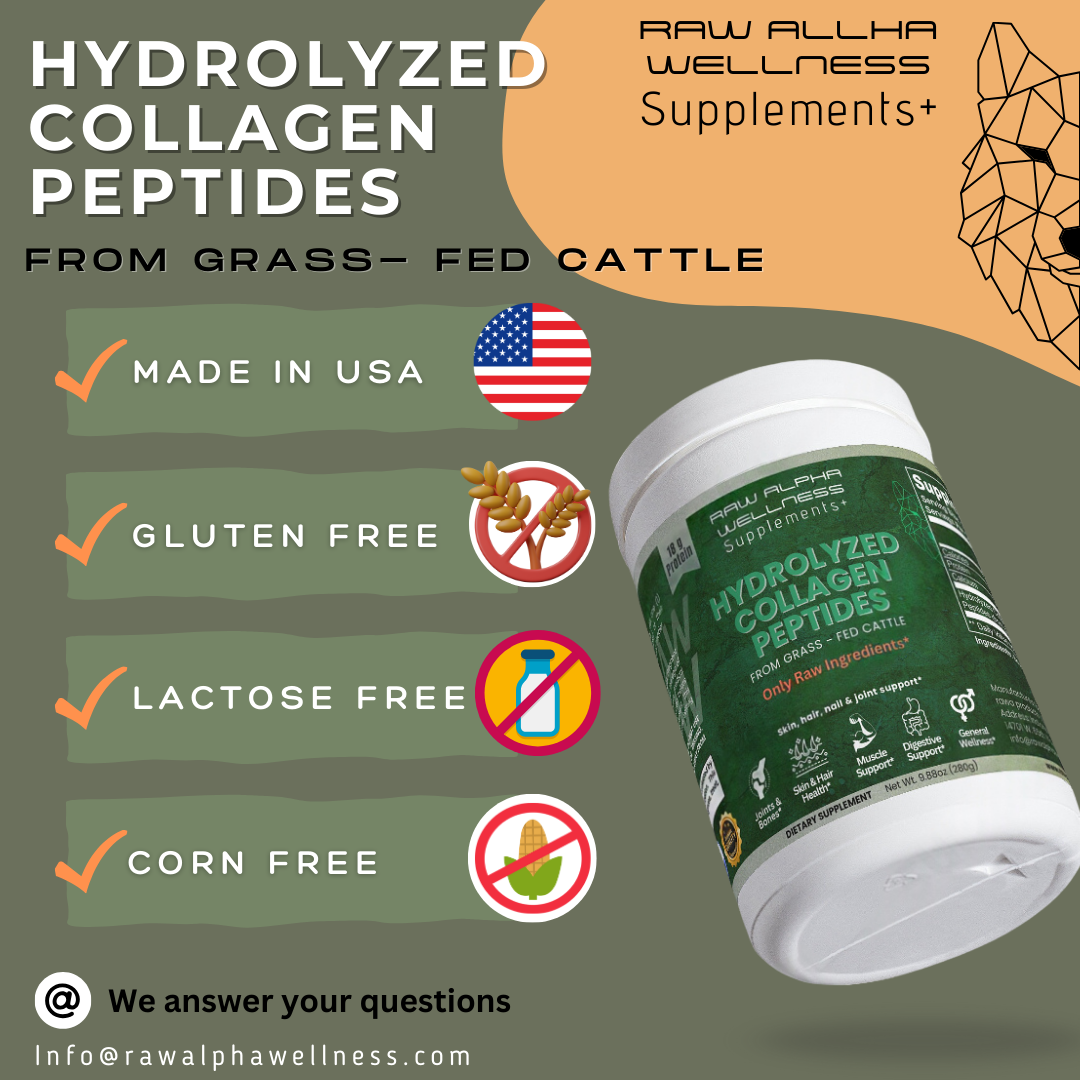 Grass-Fed Hydrolyzed Collagen Peptide Powder