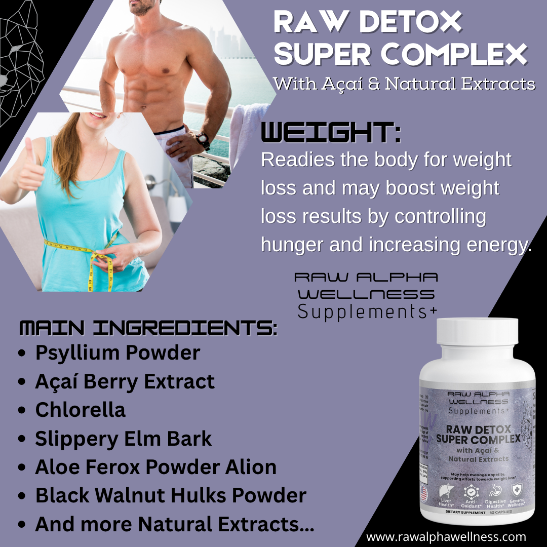 Raw Detox Super Complex With Acai & Natural Extracts
