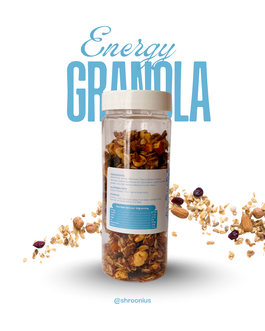 Shroomy Energy Granola | 100g