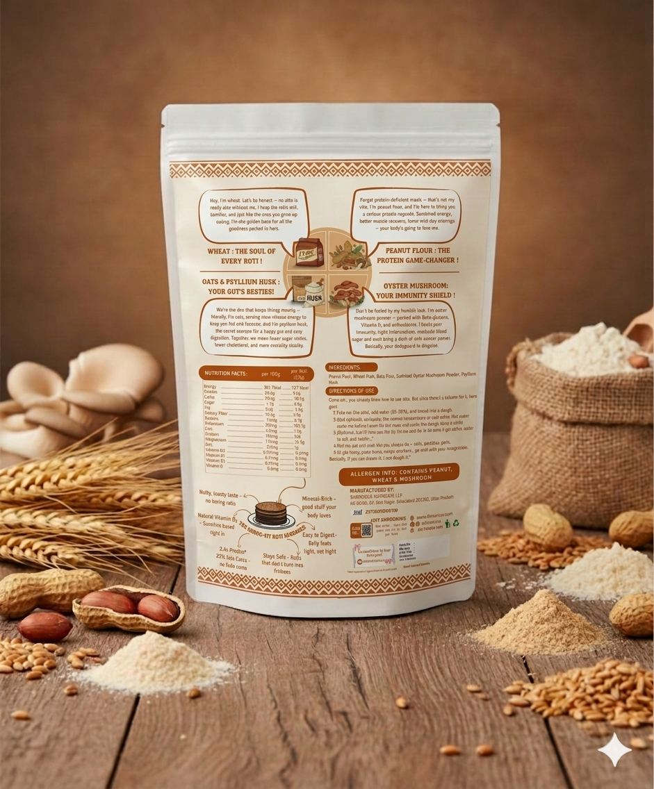 SHROO-VIT ATTA, 1Kg