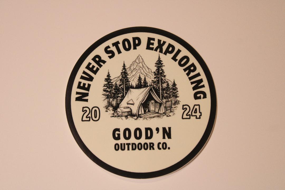 Never Stop Exploring Sticker
