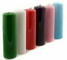 Velas de colores