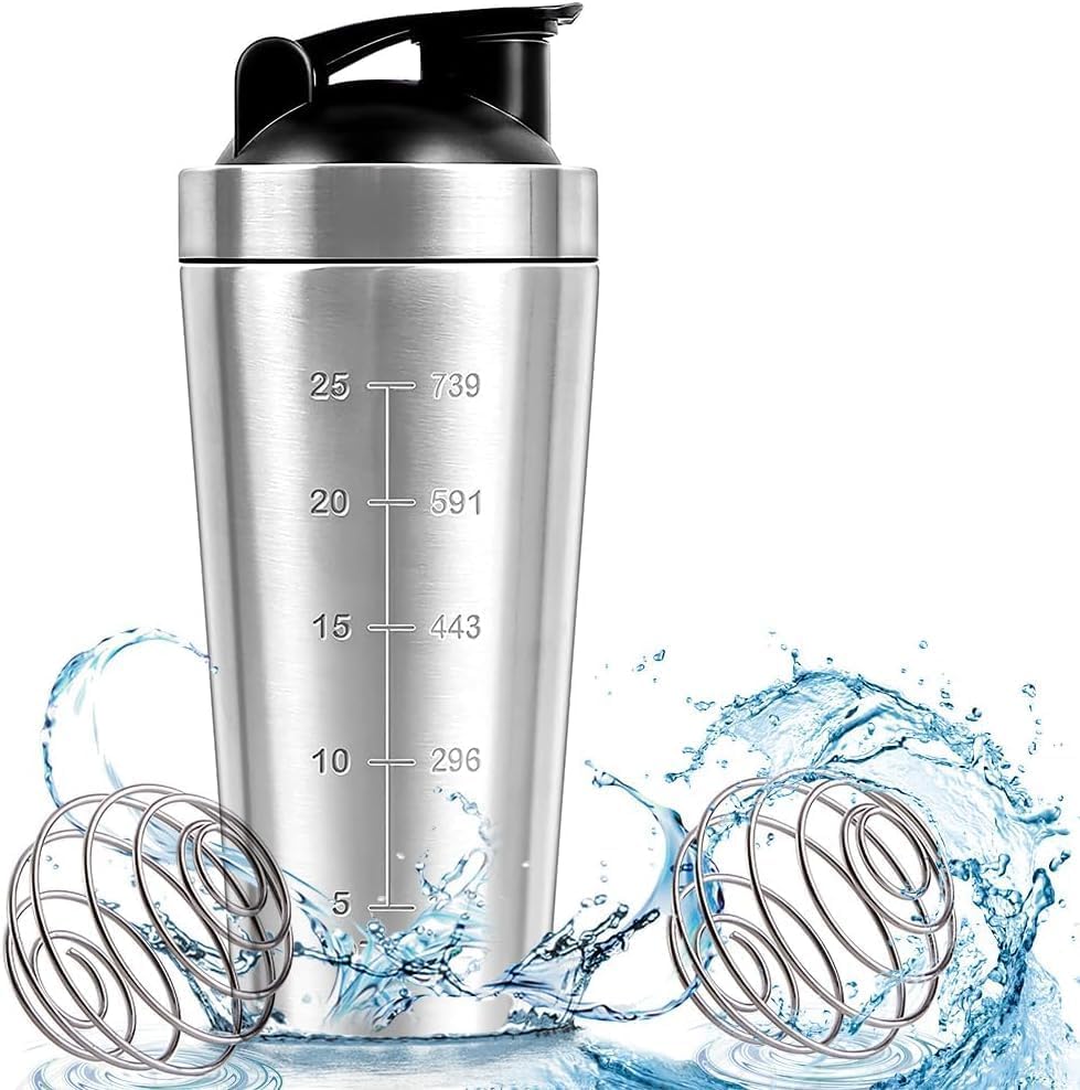 Berlin Stainless Steel Silver Shaker Bottle 