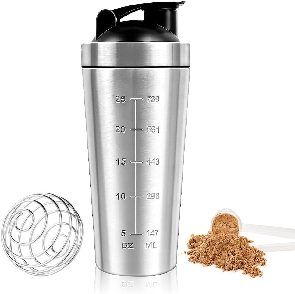 Berlin Stainless Steel Silver Shaker Bottle 