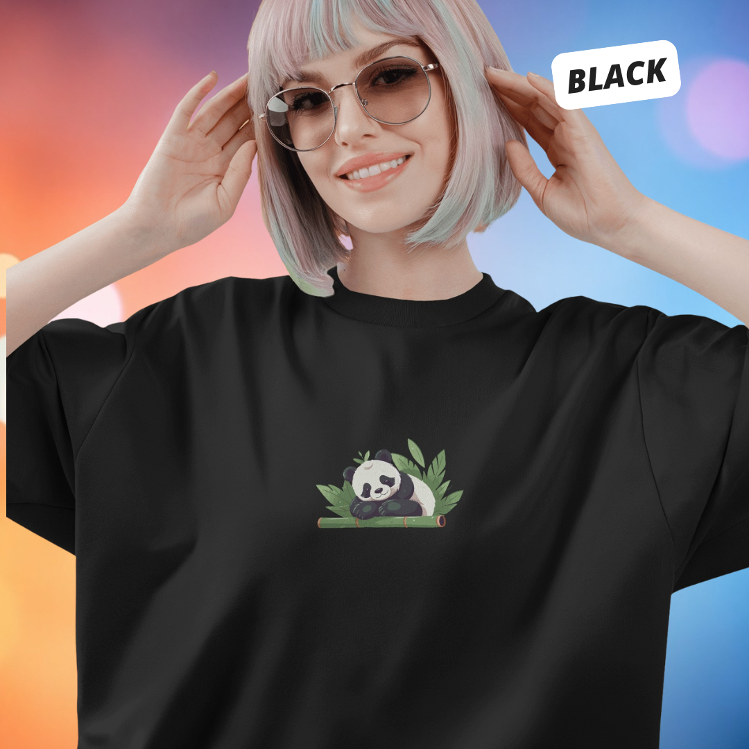 T-Shirt with Panda Design