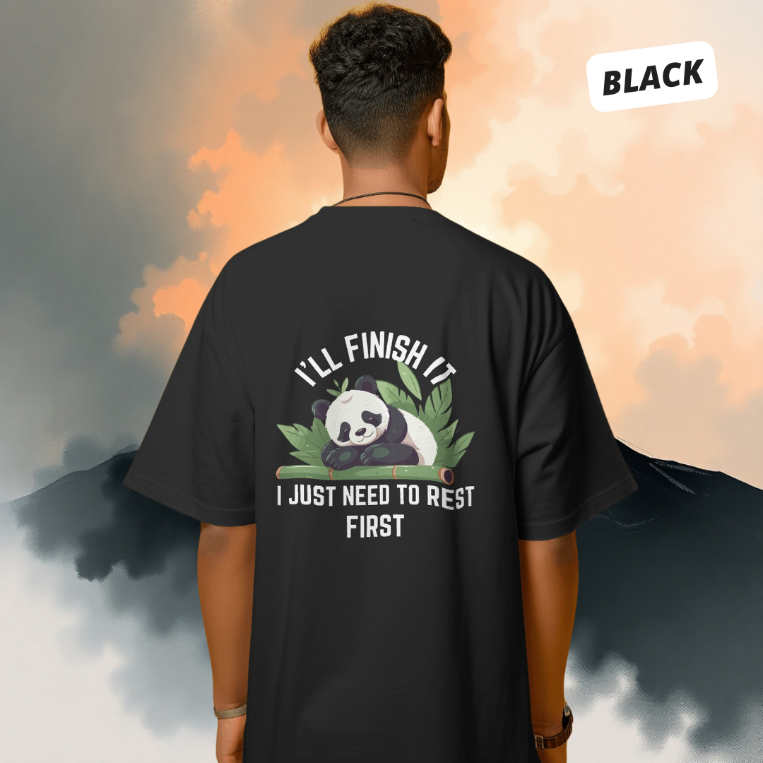 T-Shirt with Panda Design