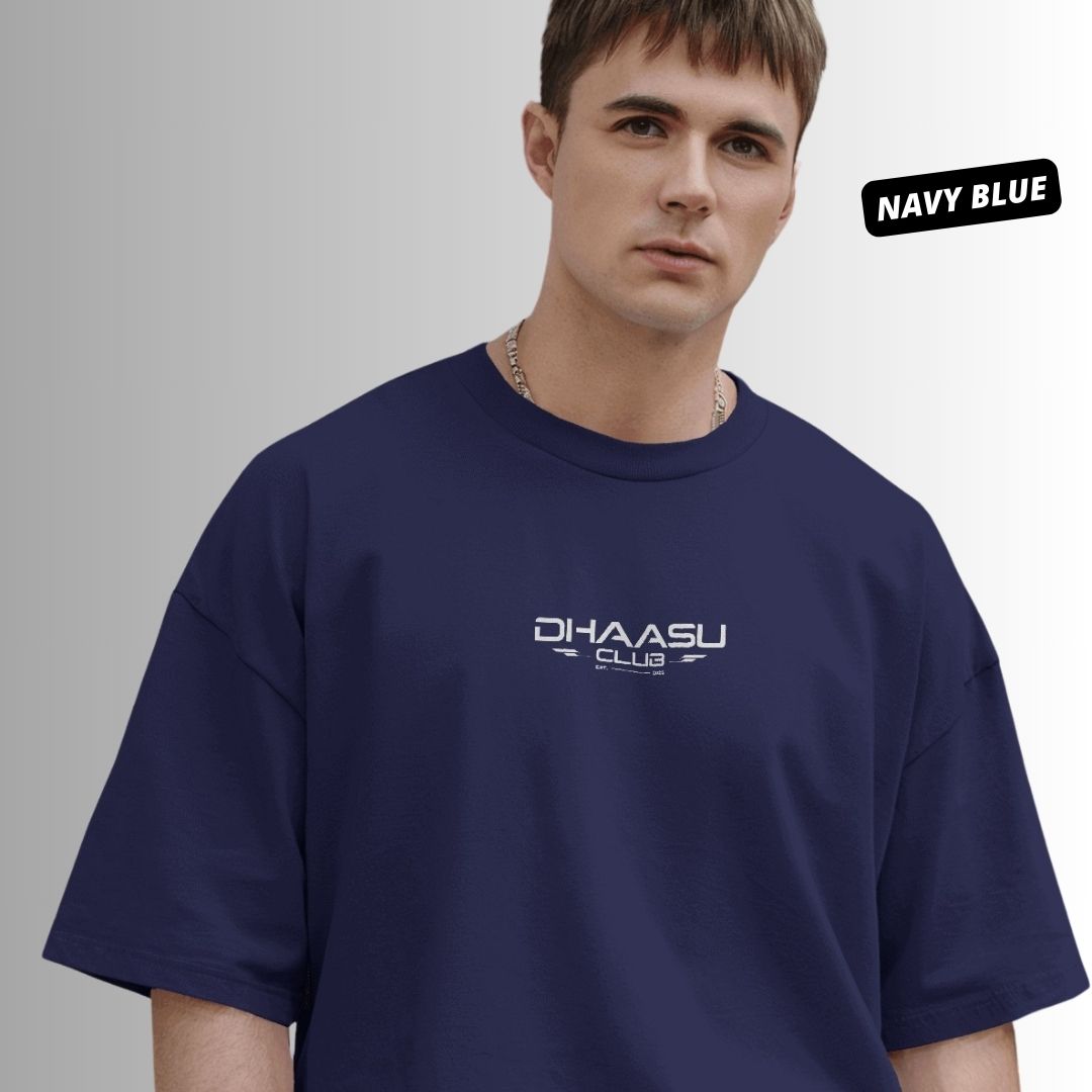 Dhaasu Club T-Shirt | Premium T shirt | Oversized Relaxed Fit