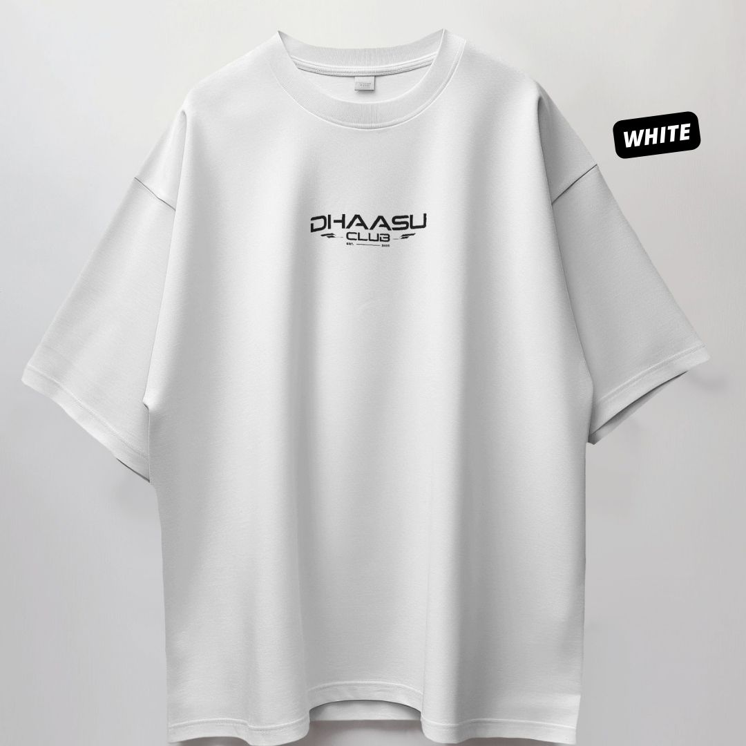 Dhaasu Club T-Shirt | Premium T shirt | Oversized Relaxed Fit