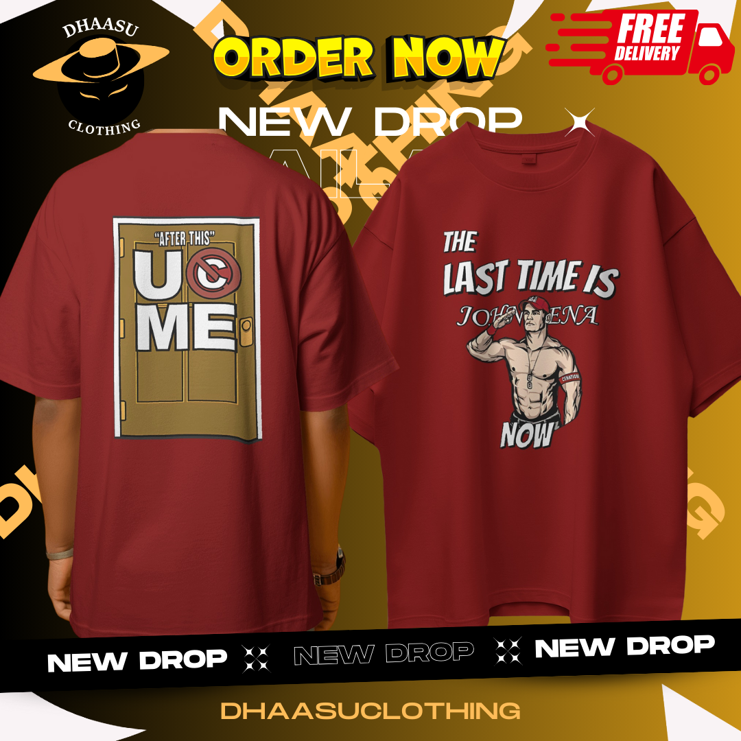 You Can't See Me | WWE John Cena T-shirt | The Last Time is Now