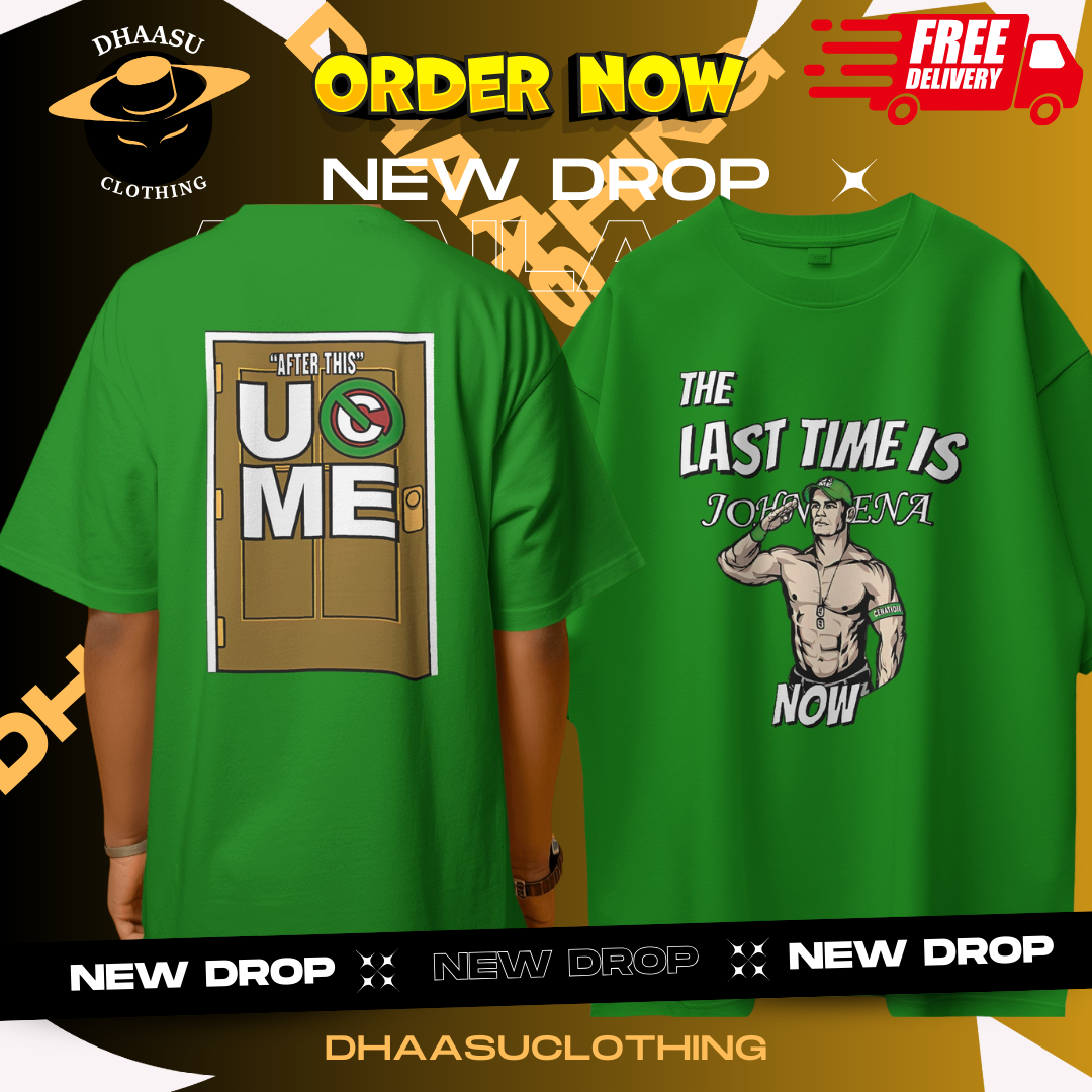 You Can't See Me | WWE John Cena T-shirt | The Last Time is Now