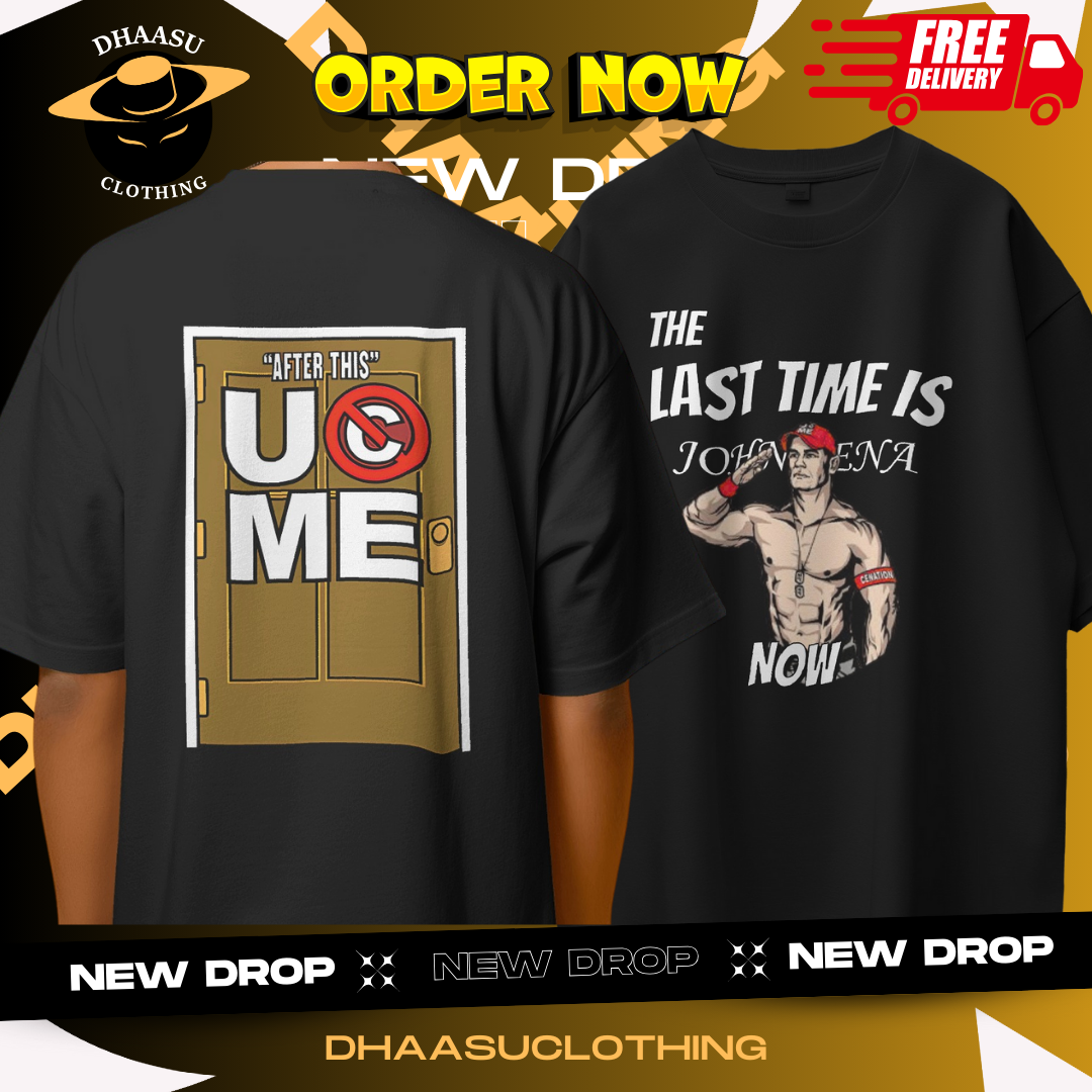 You Can't See Me | WWE John Cena T-shirt | The Last Time is Now