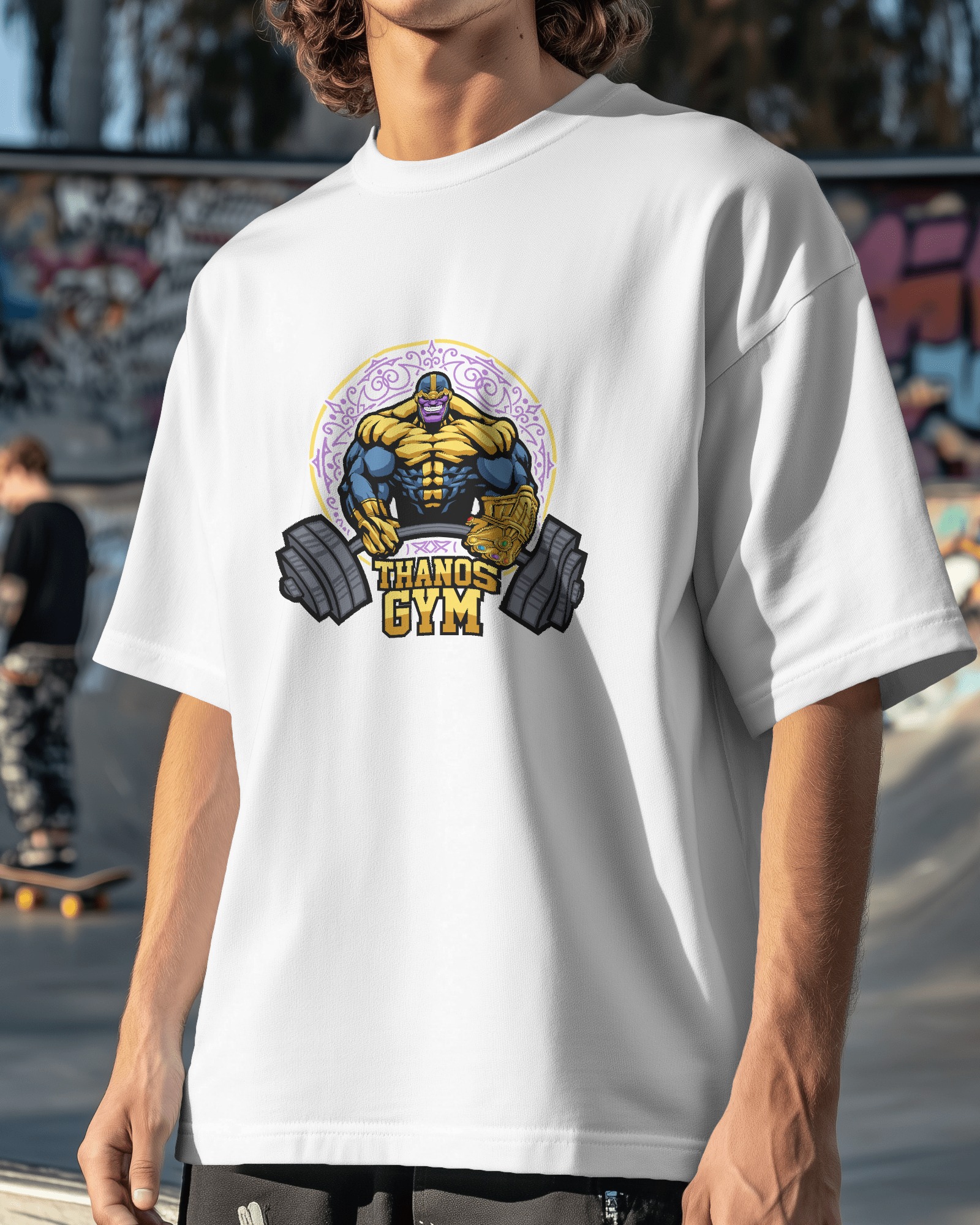 Black Graphic T-Shirt | GYM Graphic T-shirt