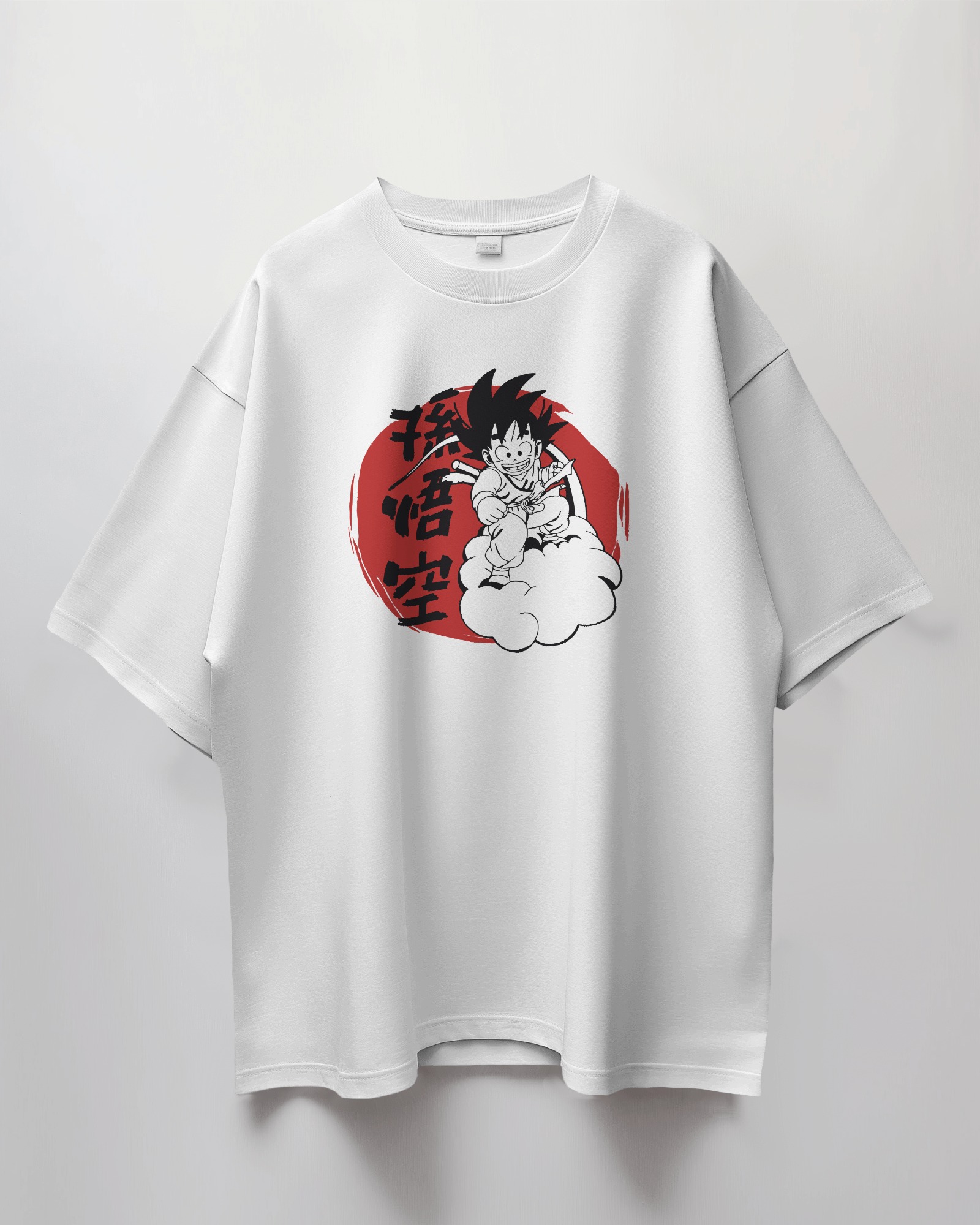 White Oversized T-Shirt | Anime Oversized T-Shirt