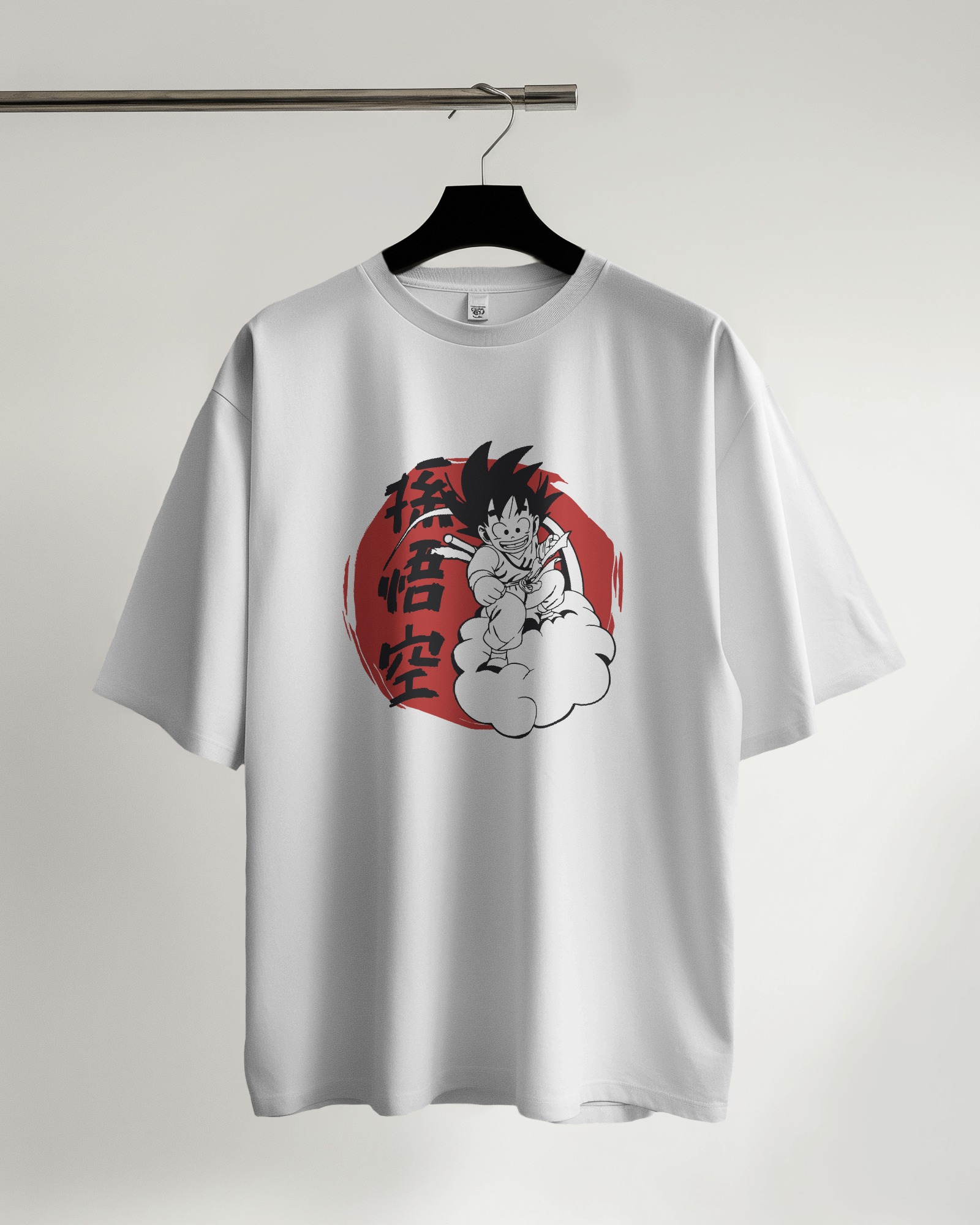 White Oversized T-Shirt | Anime Oversized T-Shirt