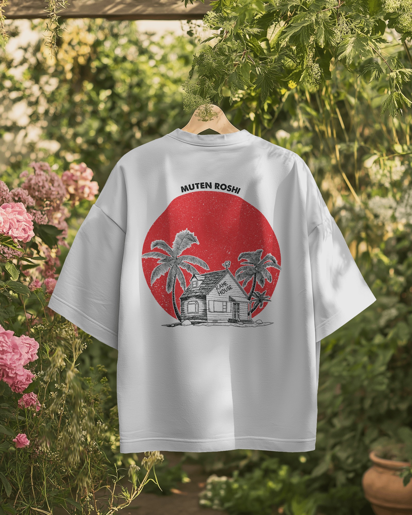 Graphic Print T-Shirt | Oversized Anime Graphic T-Shirt