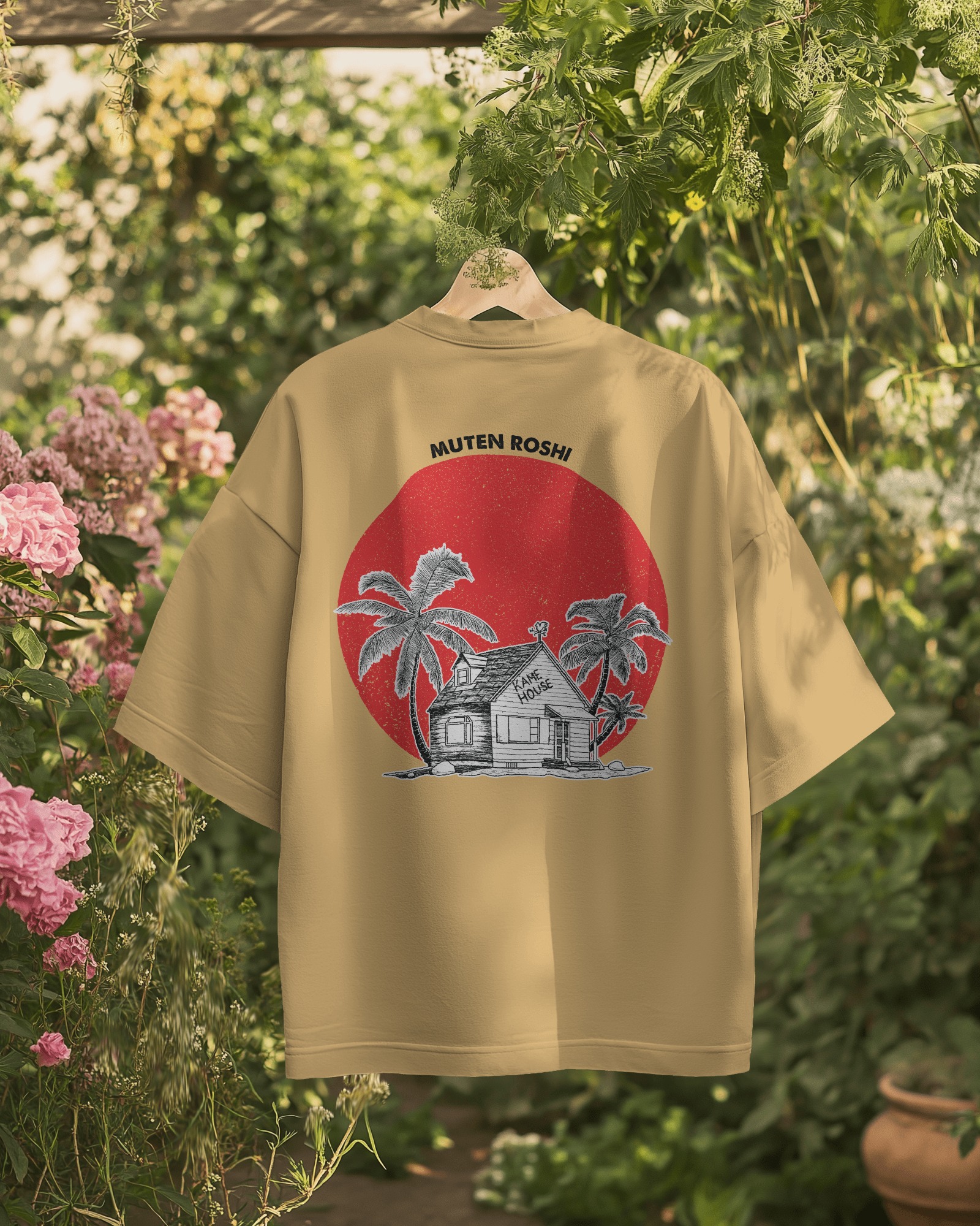 Graphic Print T-Shirt | Oversized Anime Graphic T-Shirt