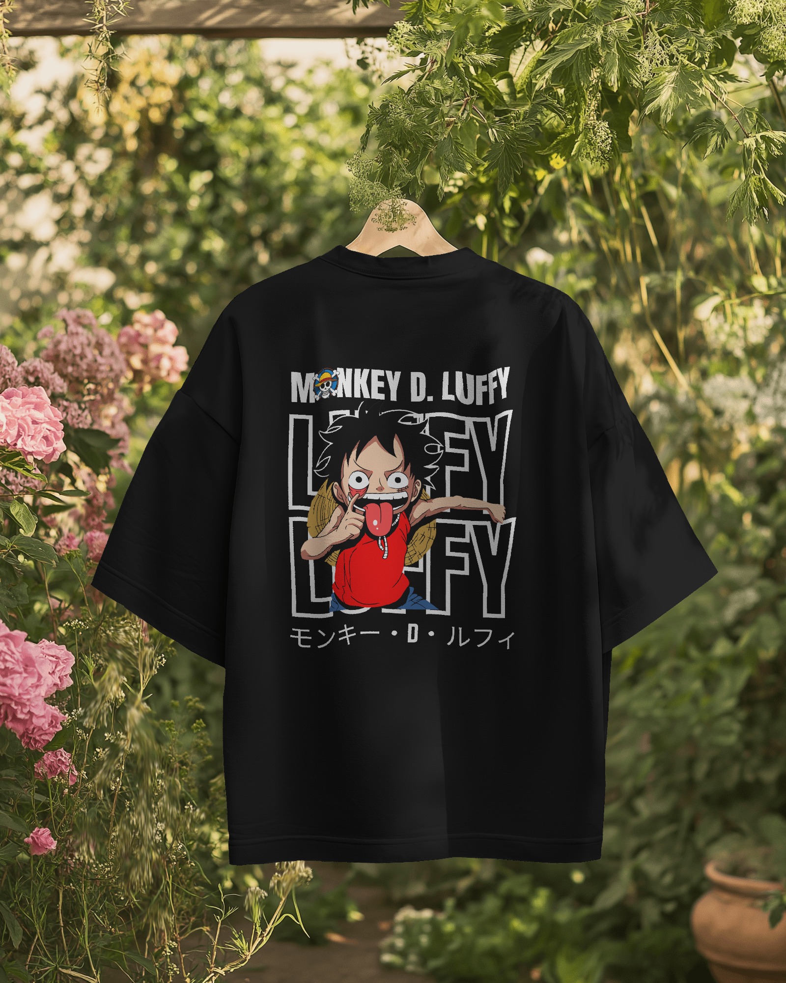 Monkey Di. Lufy T-Shirt | Oversized Anime T-Shirt