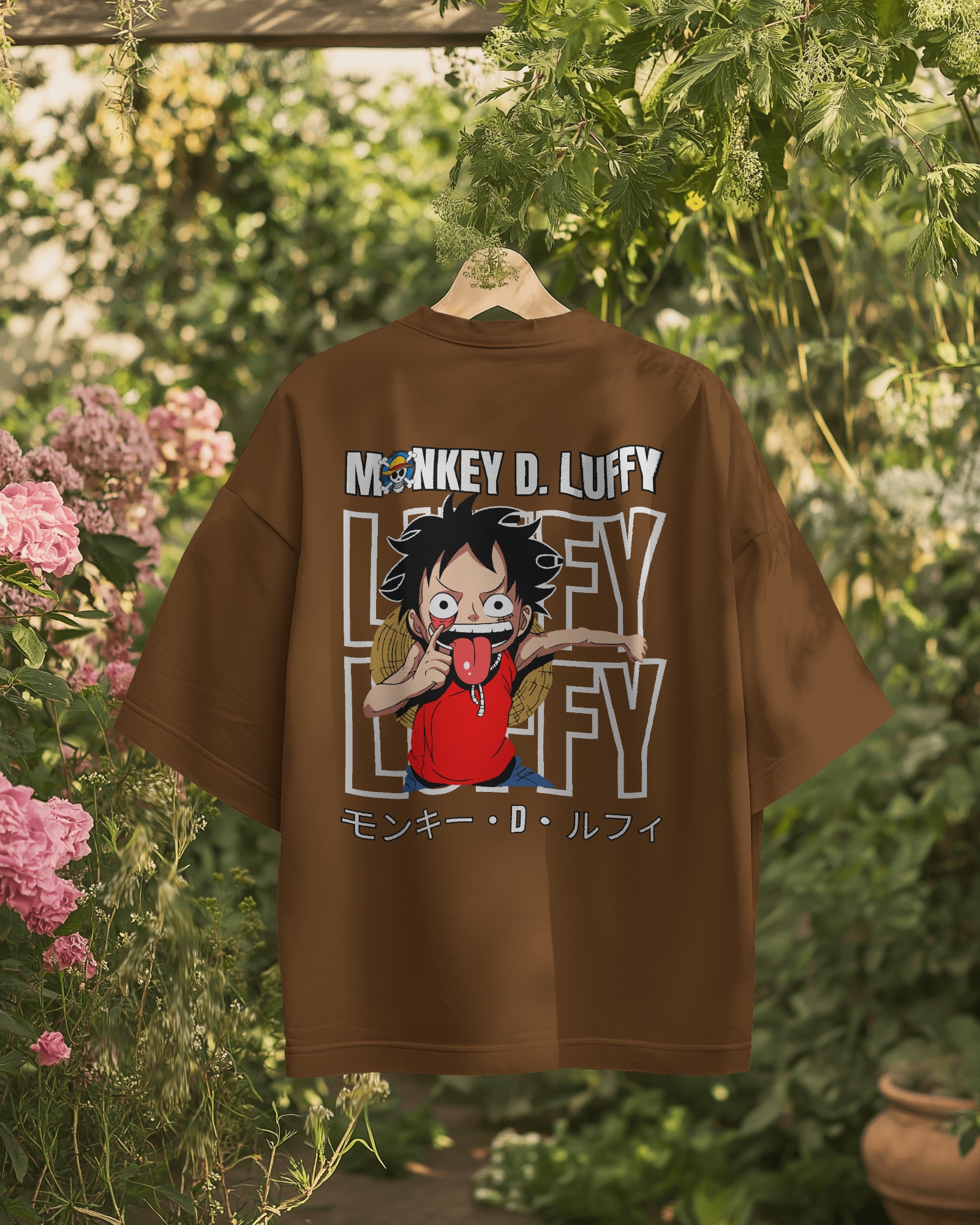 Monkey Di. Lufy T-Shirt | Oversized Anime T-Shirt
