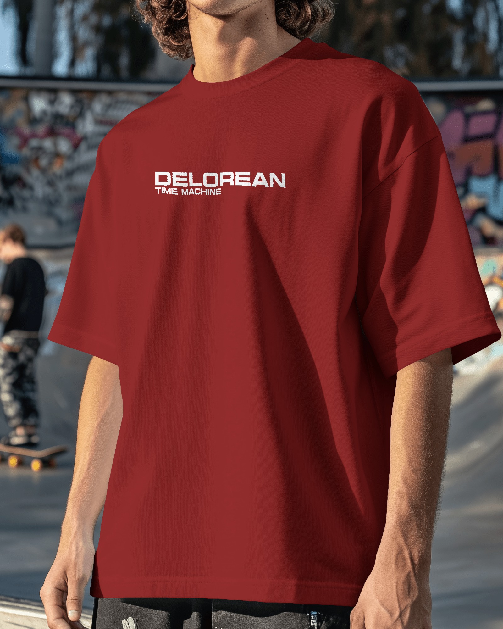Delorean Car T-Shirt | Time Machine Graphic T-Shirt