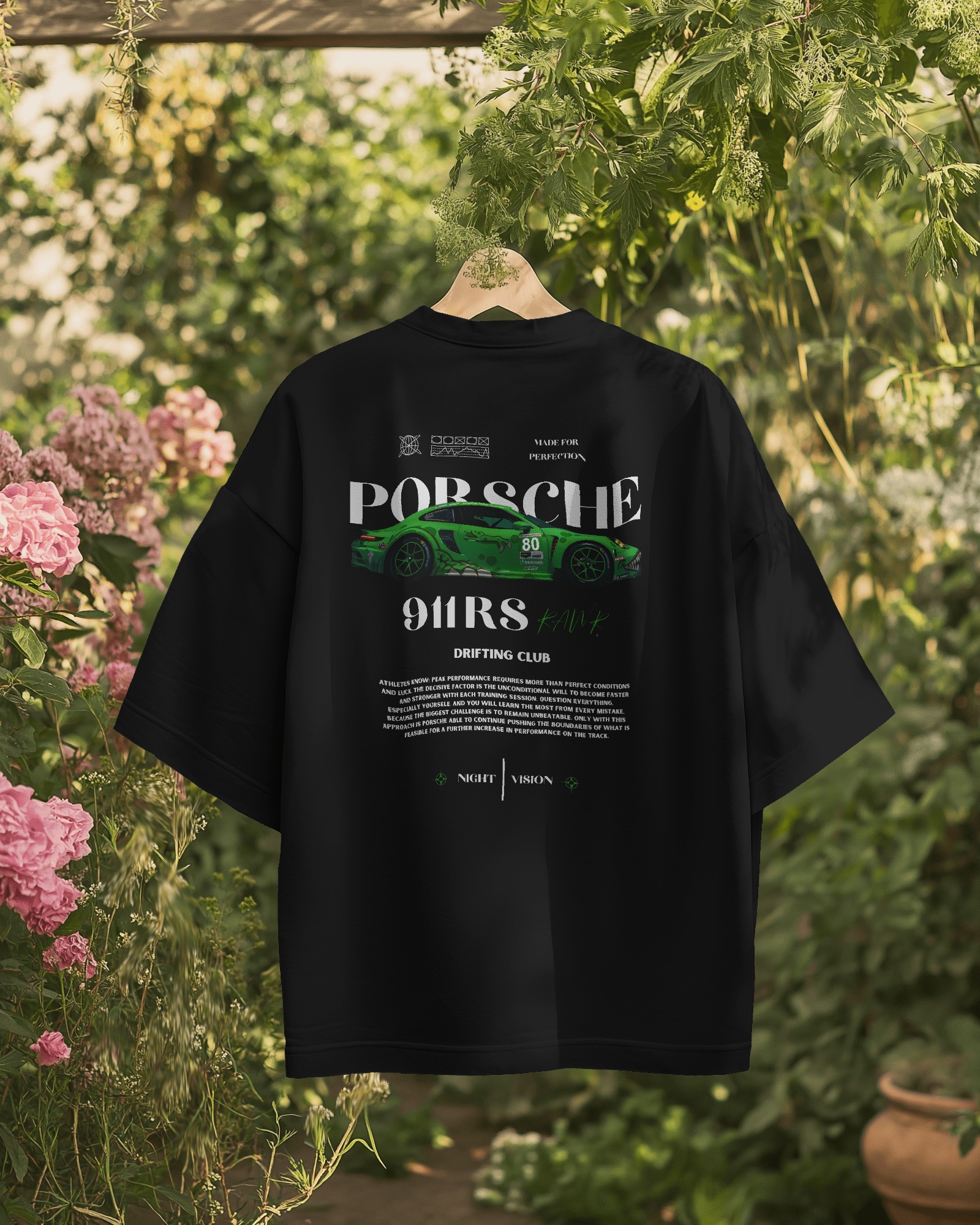 Porsche Drifting Club T-shirt | Cool Graphic T-shirt